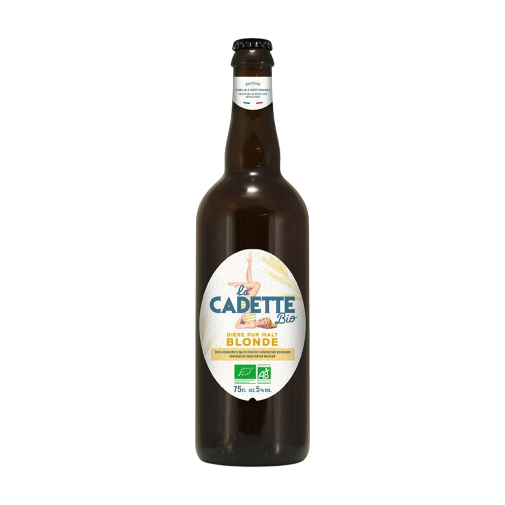 [CL-CADBL75] 75cl - Cadette blonde 5° (réemploi) bio - Brasserie Castelain