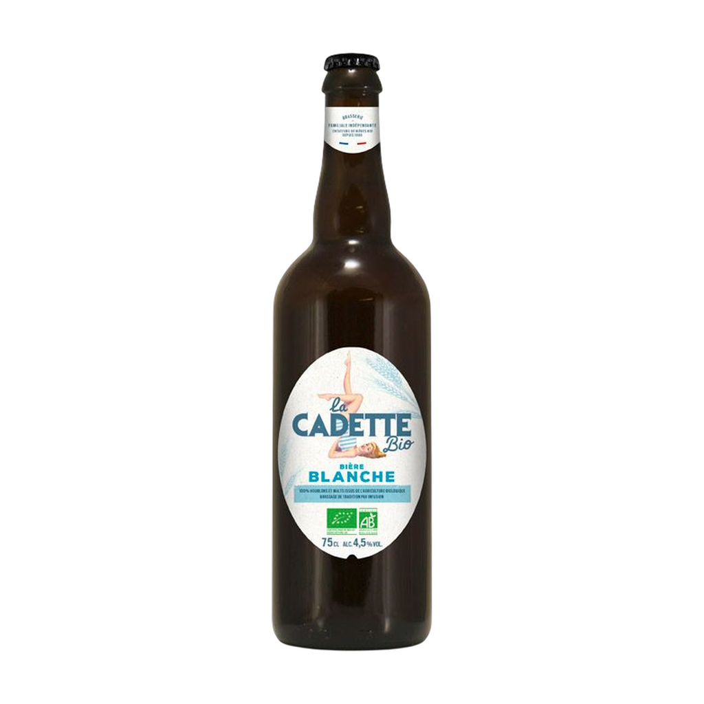 [CL-CADBC75] 75cl - Cadette blanche 4,5° (réemploi) bio - Brasserie Castelain