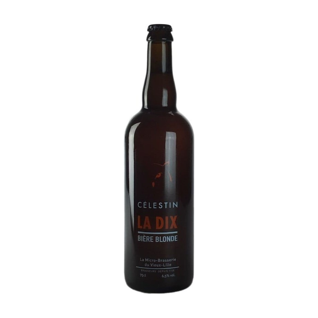 [VL-DIX75] 75cl - La Dix - Blonde 6,5° (non bio) - Brasserie Célestin