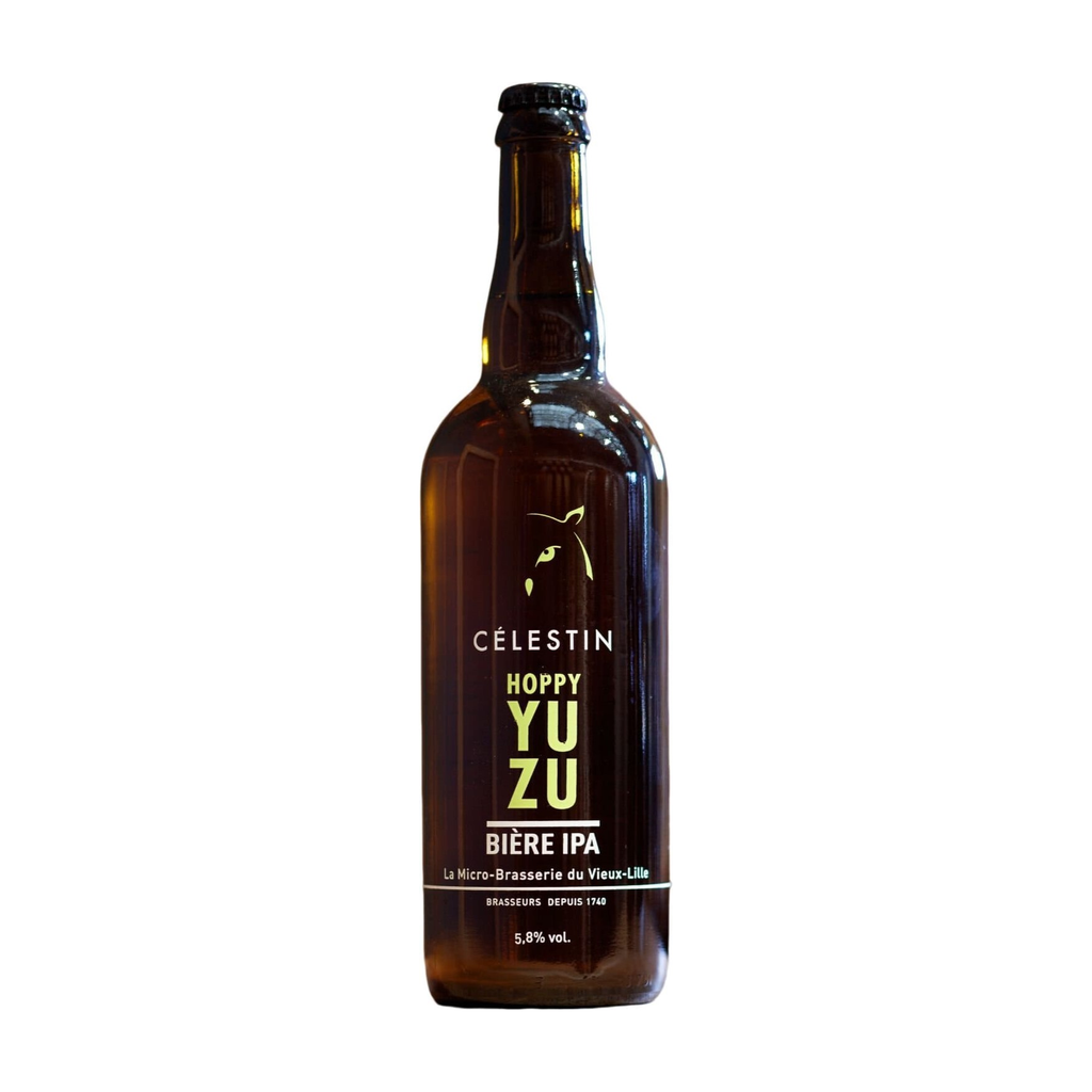 [VL-YUZU75] 75cl - Hoppy Yuzu - IPA 5,8° (non bio) - Brasserie Célestin