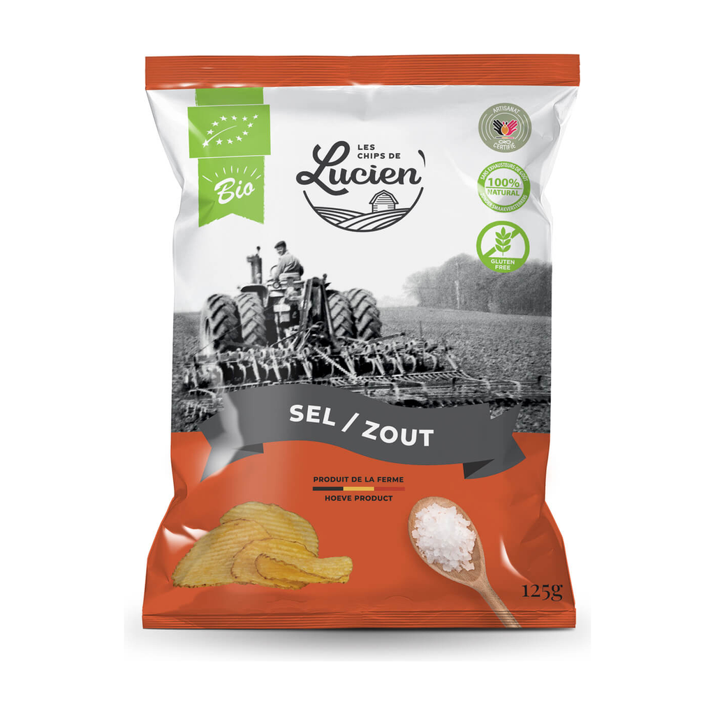 [LU-SEL125] 125g - Chips Sel bio - Chips de Lucien