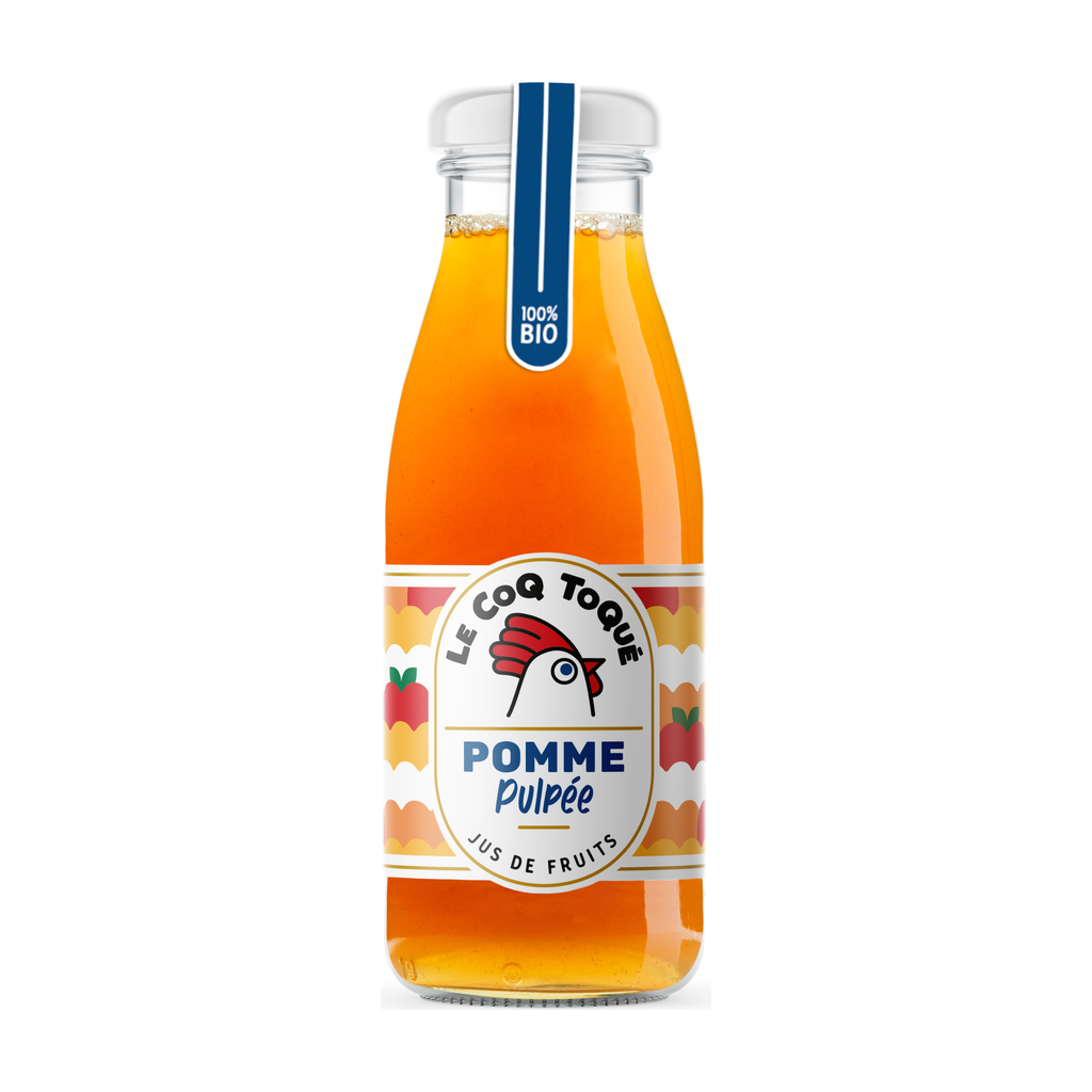 [COC-JPU25] 25cl - Jus de pomme pulpée bio - Le Coq Toqué