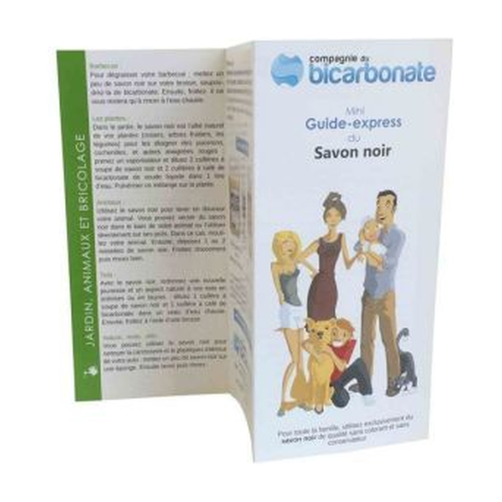 [CB-MGSN] Mini-Guide Express des principales utilisations du Savon Noir - Compagnie du Bicarbonate