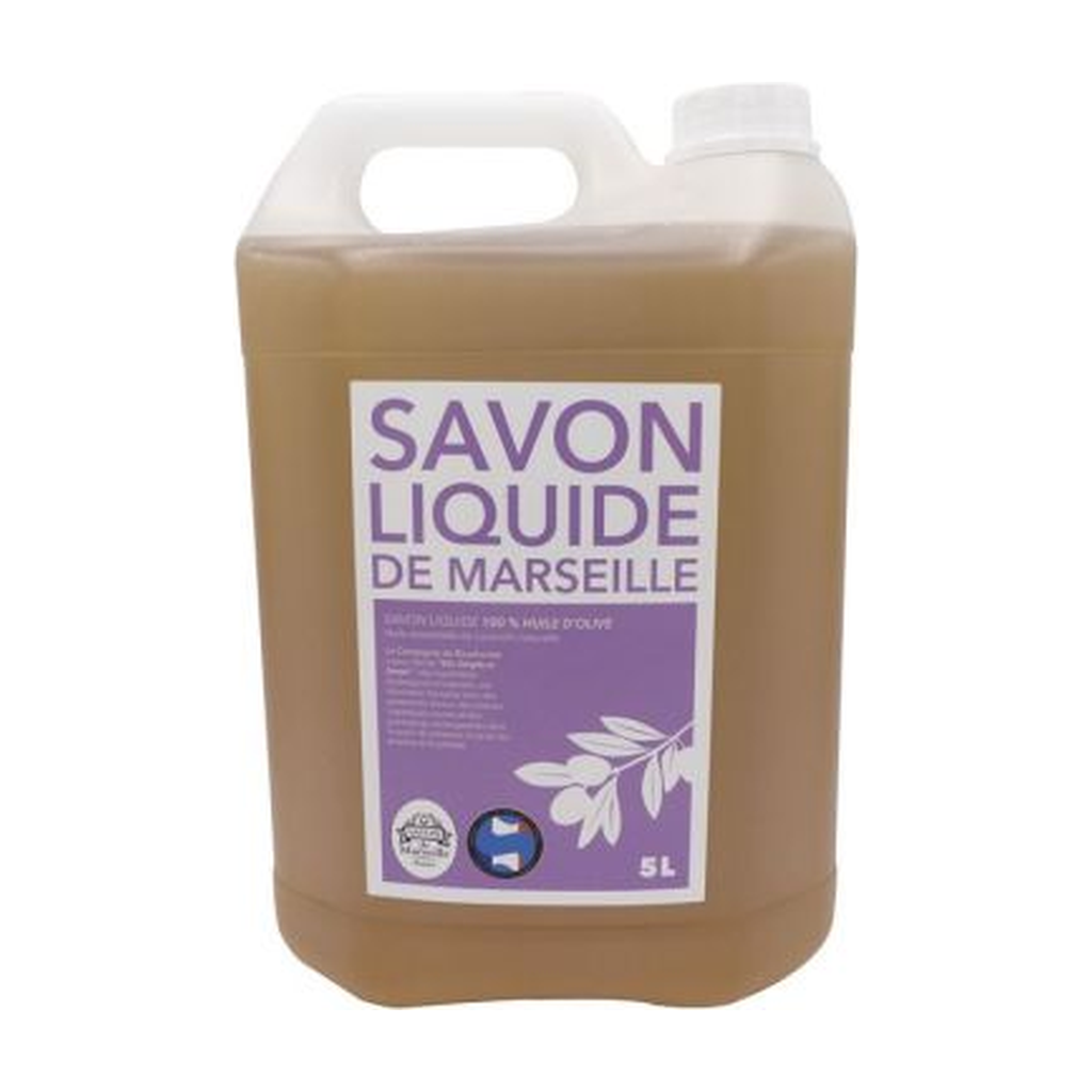 [CB-SLAV5L] 5l - Savon liquide de Marseille huile essentielle de Lavandin - Compagnie du Bicarbonate