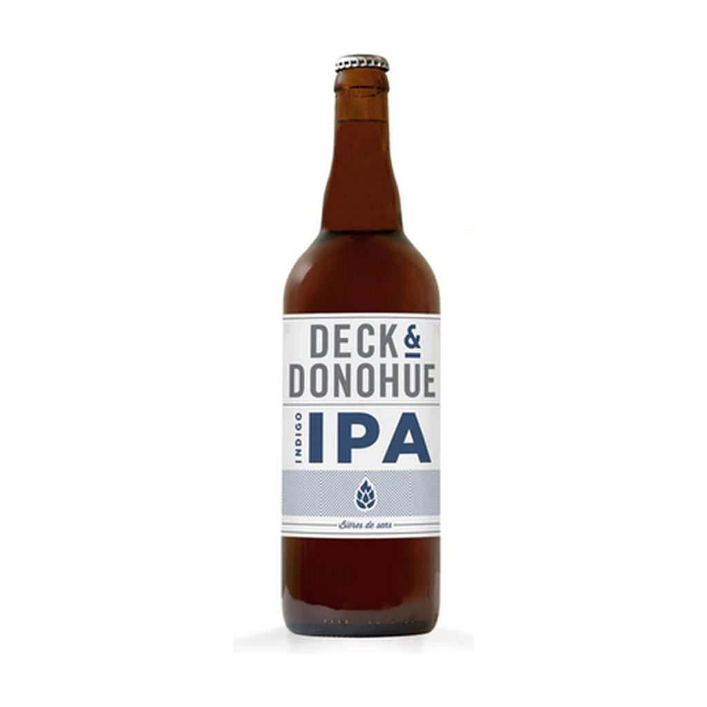 [DD-INDIG33] 33cl - L'Indigo - IPA 6° bio (consigné) - Deck et Donohue