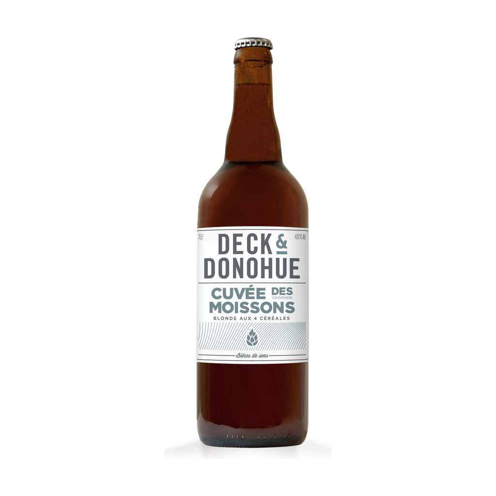 [DD-CUVEEB75] 75cl - Cuvée des Moissons 4 céréales - Blonde 4,8° bio (réemploi) - Deck et Donohue