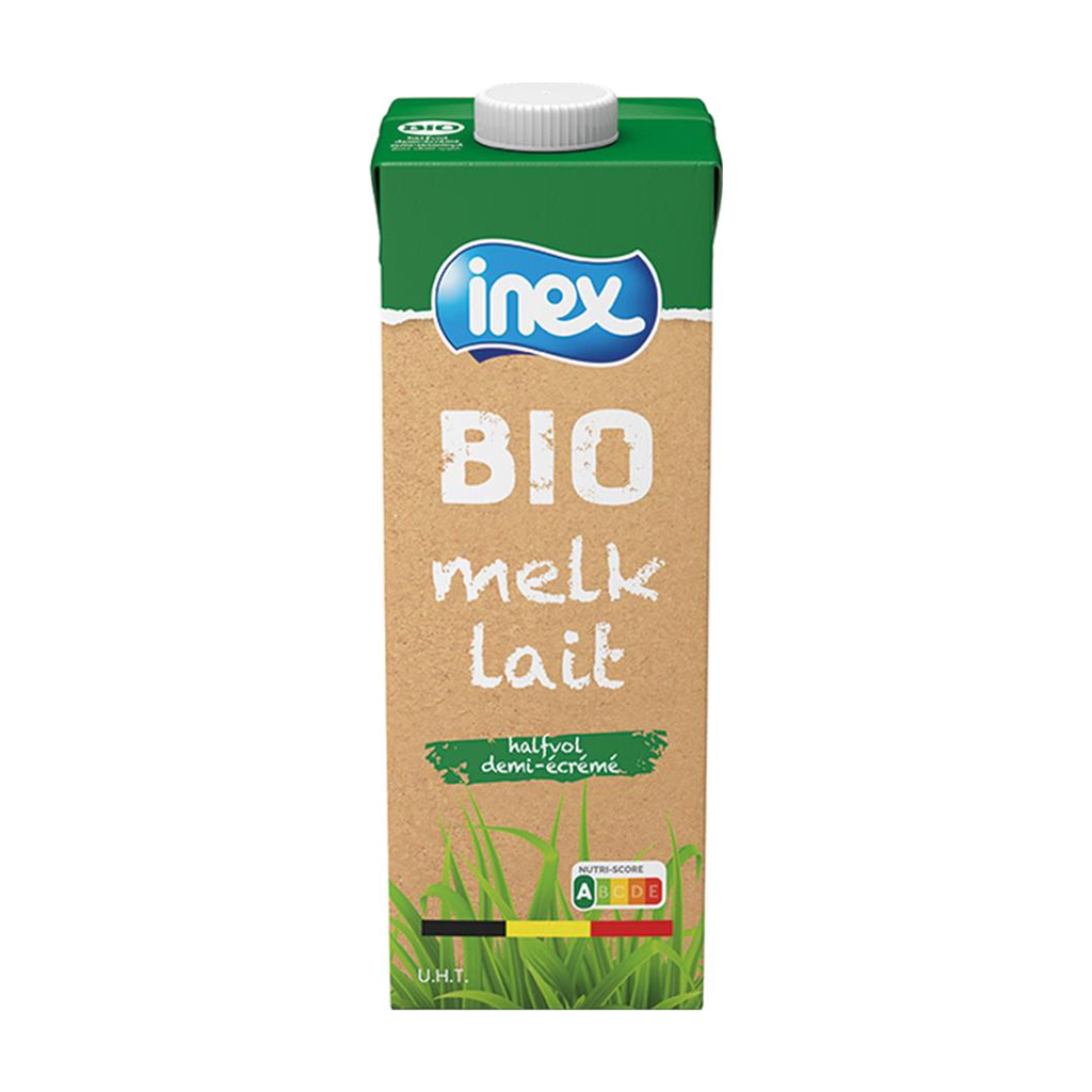 [IX-DECCA1L] 1l - Lait demi écrémé UHT bio (carton) - Inex