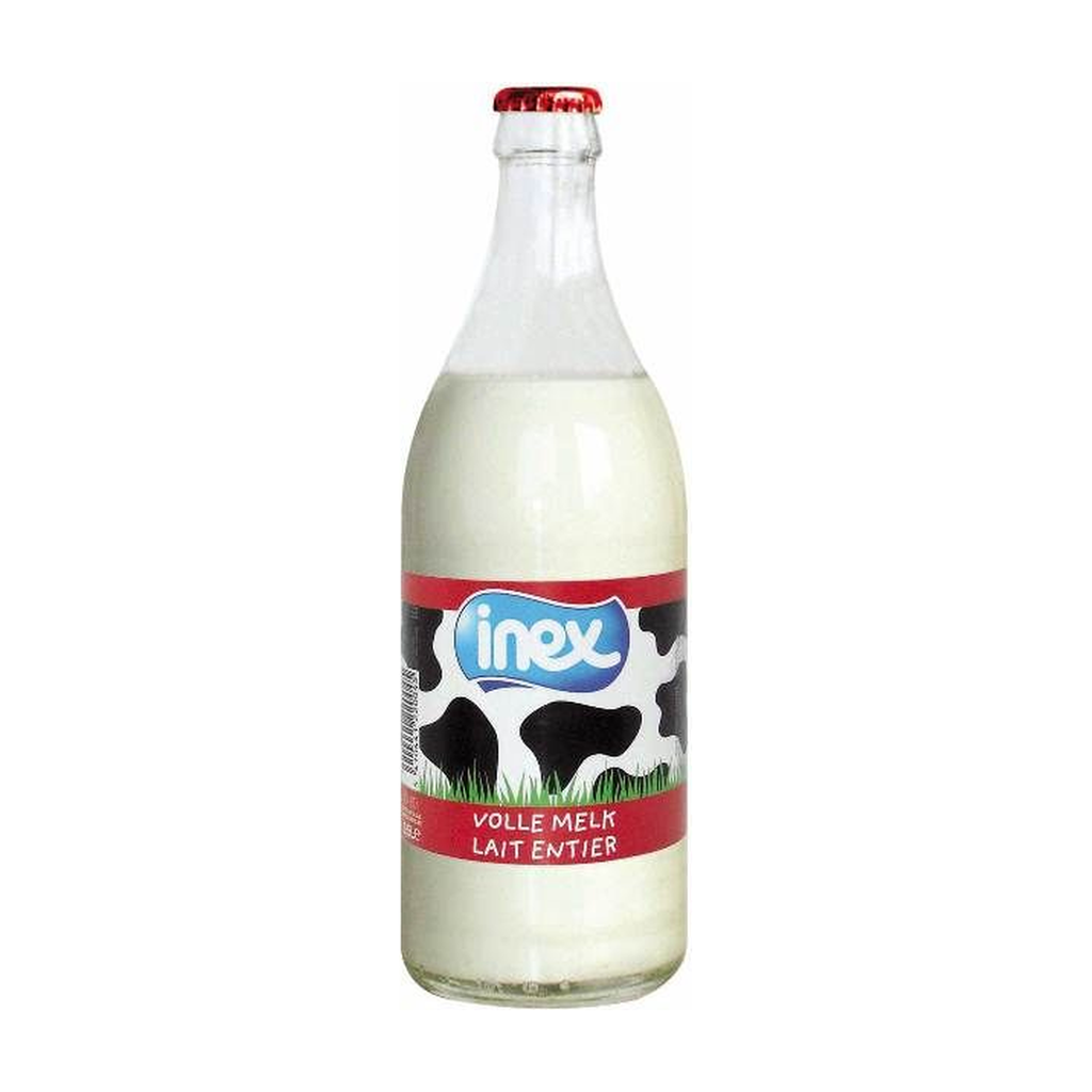 [IX-ENTVC1L] 1l - Lait entier UHT - bouteille (bouteille verre consignée, NON BIO) - Inex