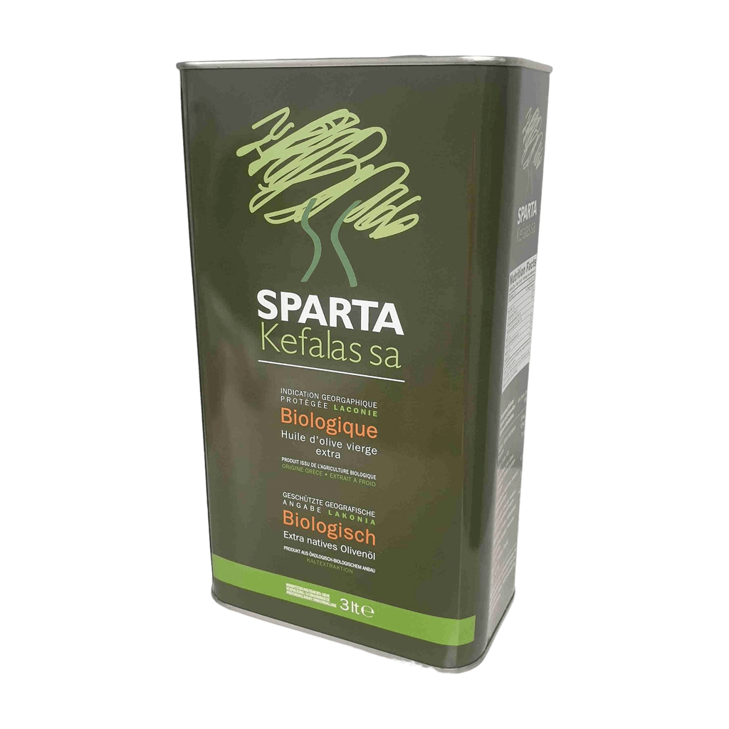 [EP-HUOKEF3L] 3l - Huile d'olive vierge extra bio - Sparta Kefalas