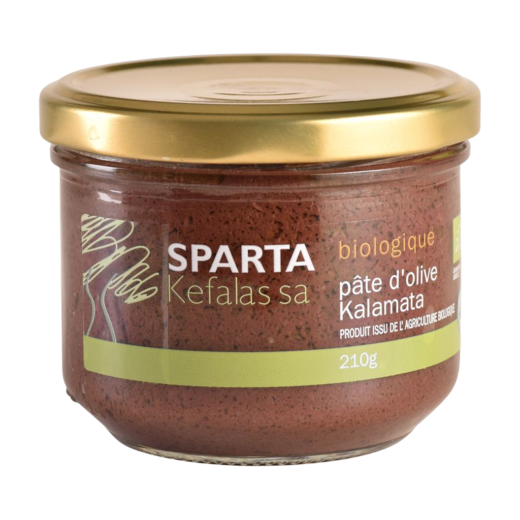 [EP-OLK-PATE210] 210g - Pâte d'olive Kalamata bio - Sparta