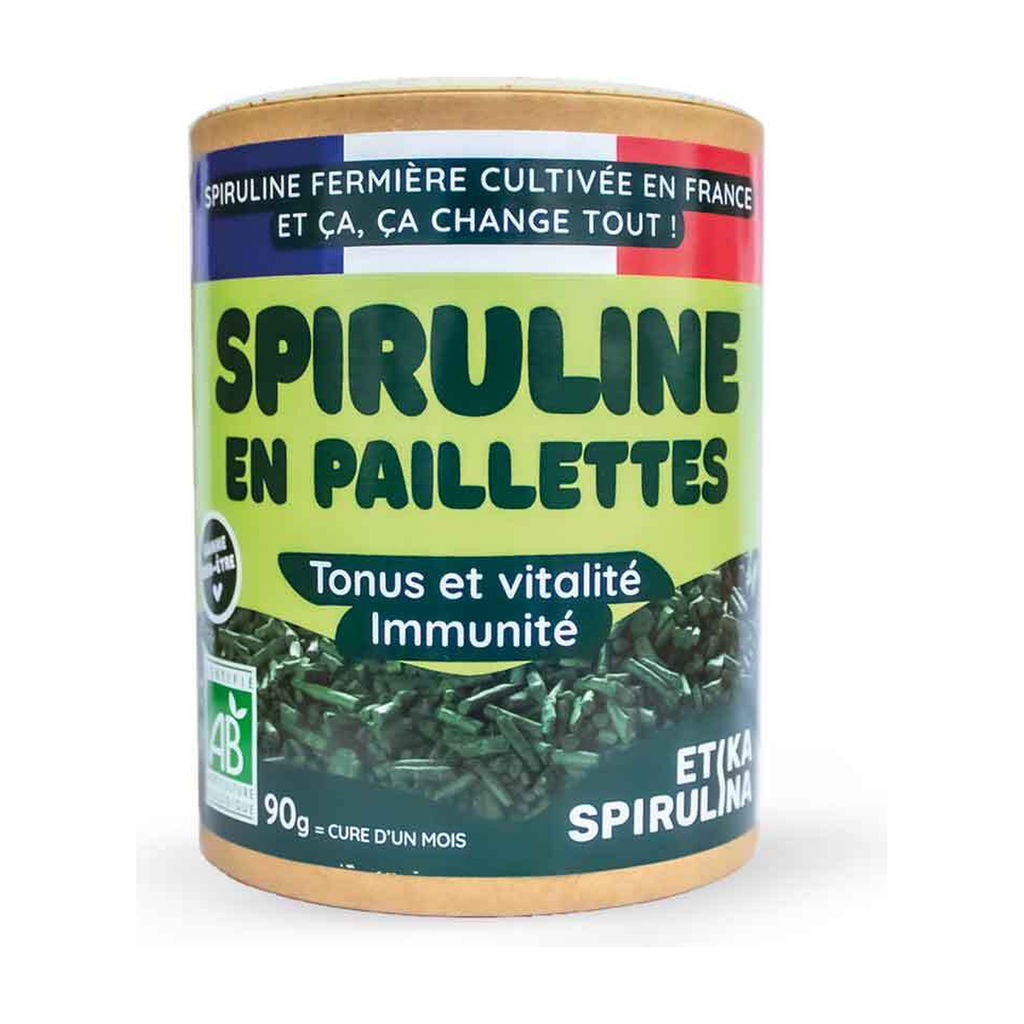 [ES-SPIRPAIL90] 90g - Spiruline en paillettes bio - Spiru & Line