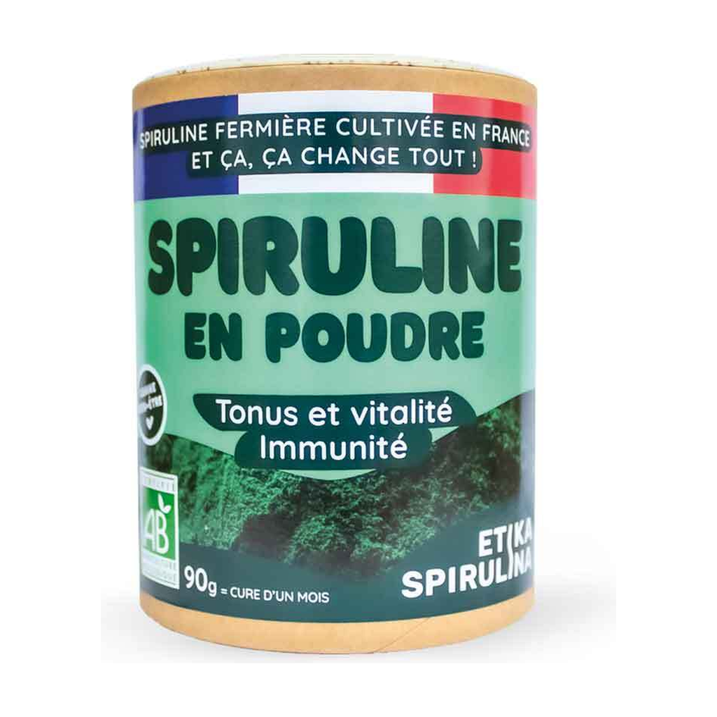 [ES-SPIRPOU90] 90g - Spiruline en poudre bio - Spiru & Line