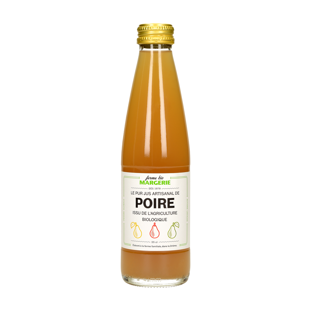 [MG-POIR25] 25cl - Jus de Poire bio - Ferme de Margerie