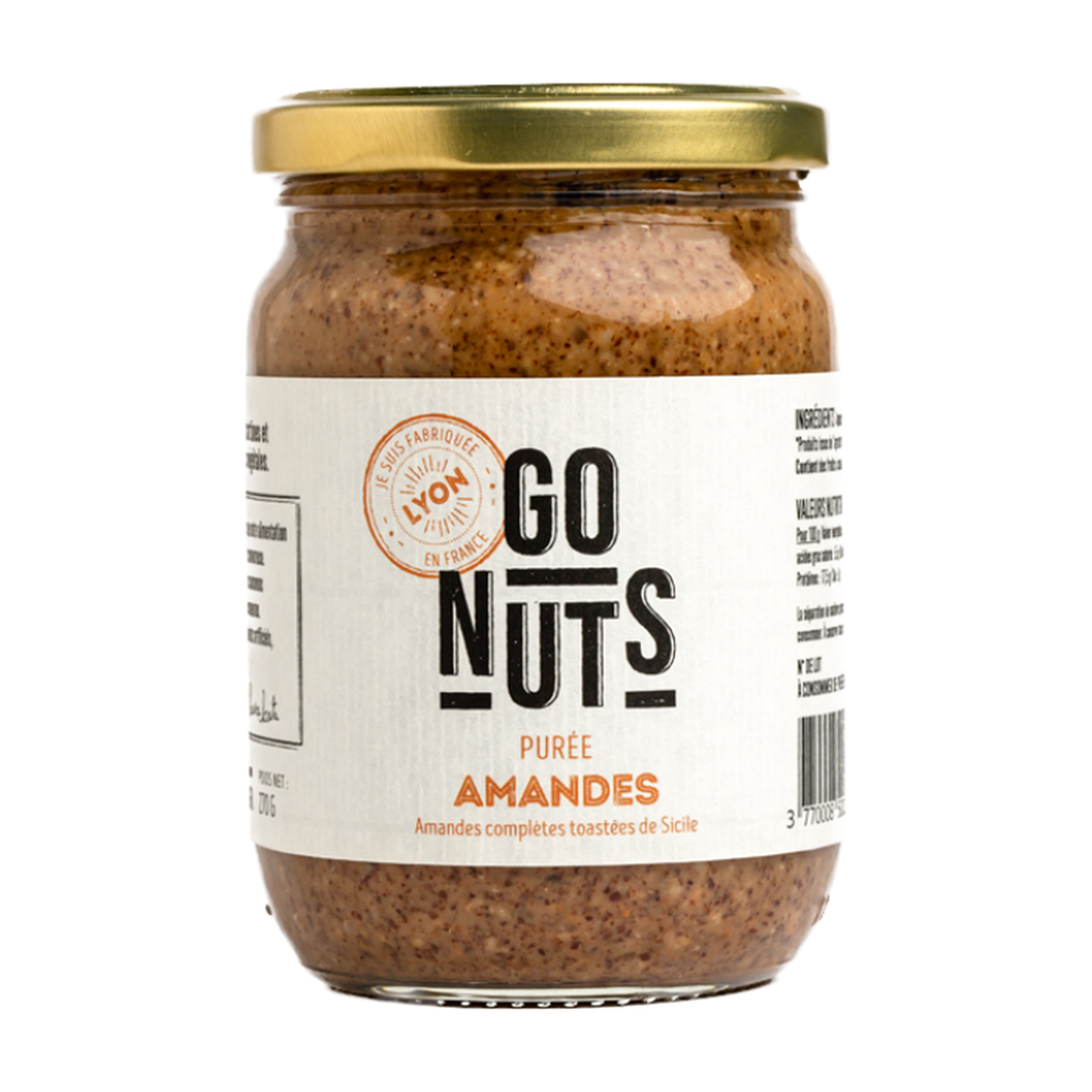 [GN-00076] 270g - Purée d'amandes complètes torréfiées bio - Go Nuts