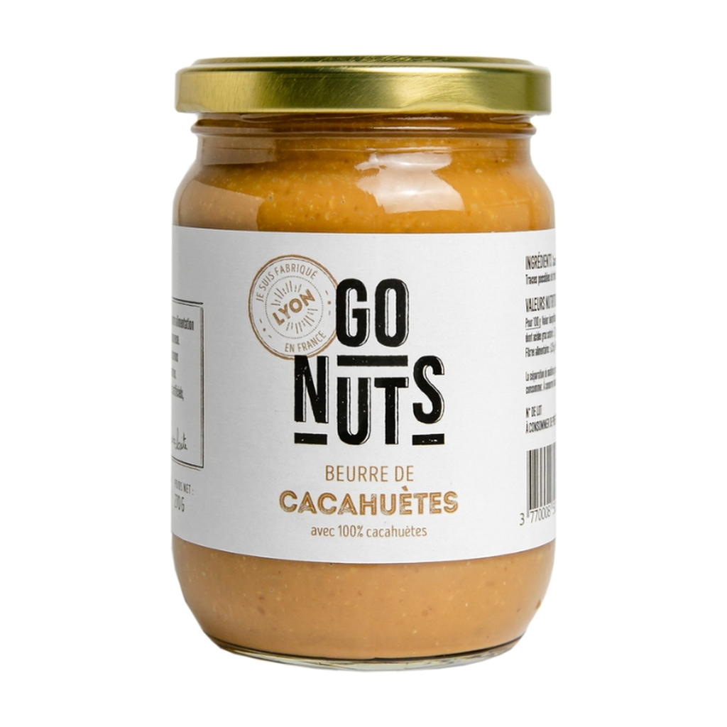 [GN-00045] 270g - Beurre de cacahuètes bio - Go Nuts