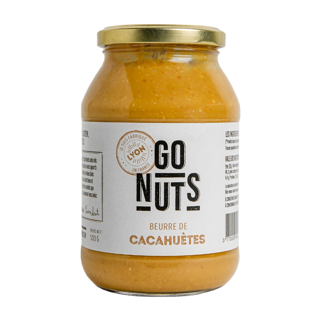 [GN-00047] 500g - Beurre de cacahuètes bio - Go Nuts