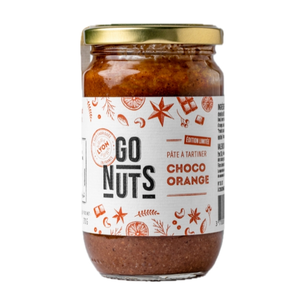 [GN-00229] 270g - Pâte à tartiner choco-orange bio - Go Nuts