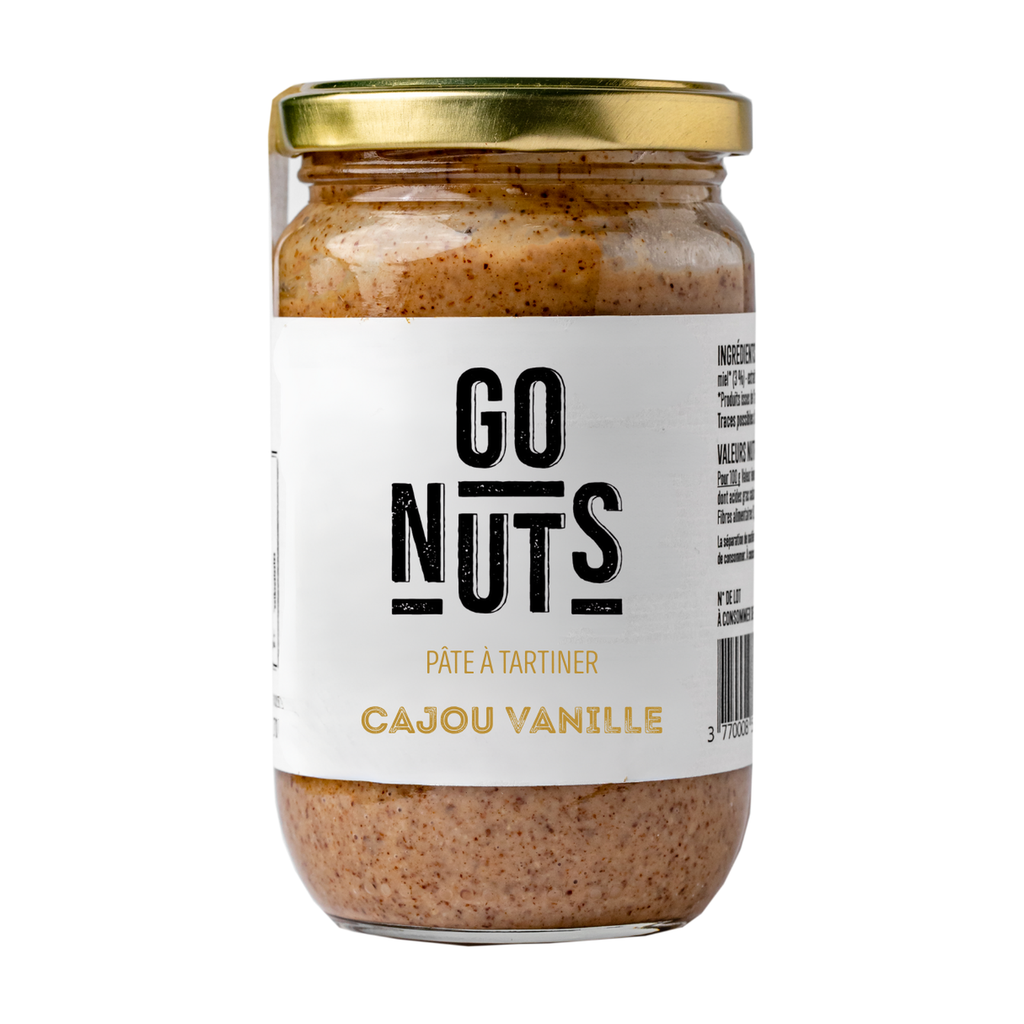 [GN-00214] 270g - Pâte à tartiner vanille miel bio - Go Nuts