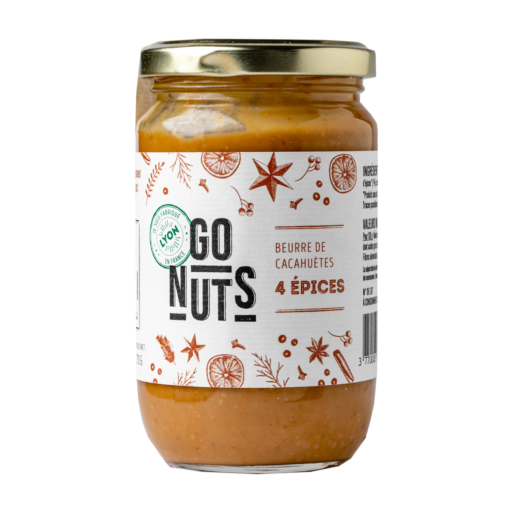 [GN-4EP] 270g - Pâte à tartiner 4 Epices bio - Go Nuts
