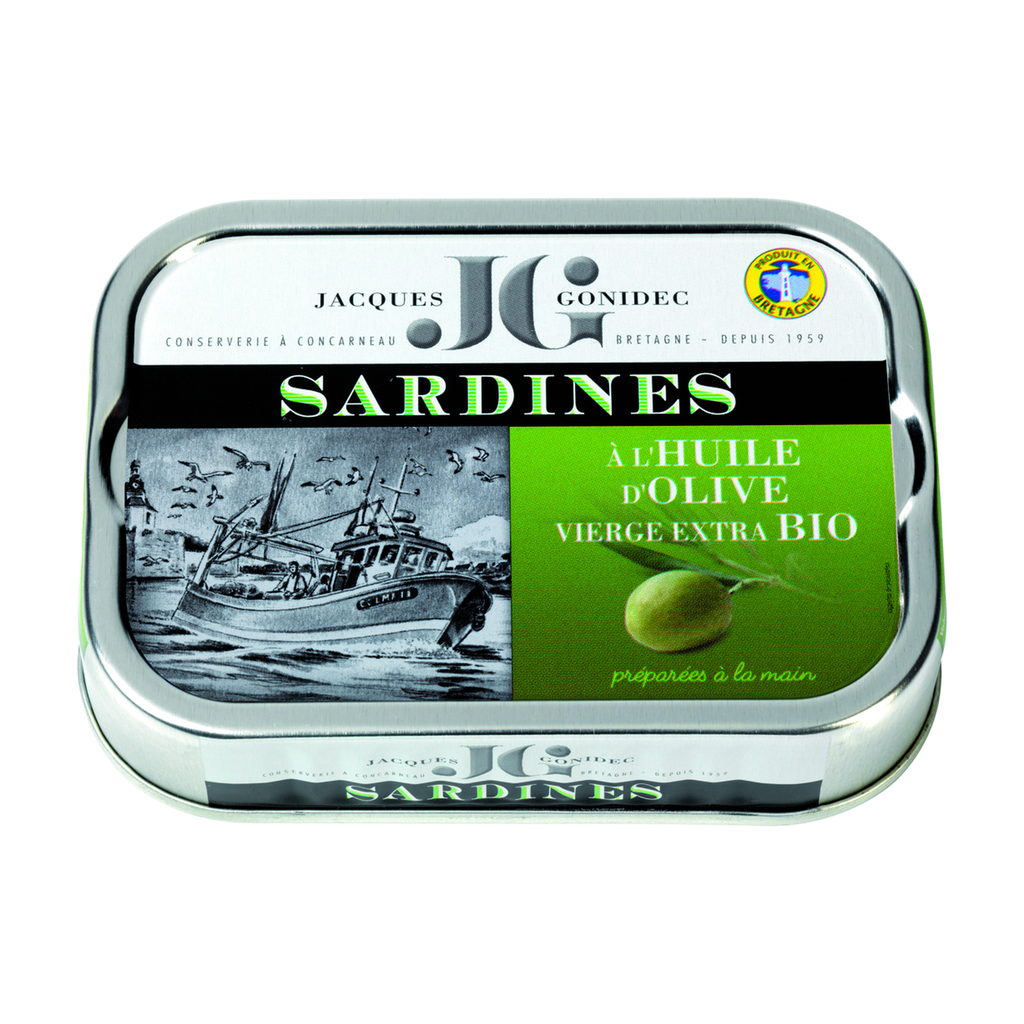 115g - Sardines à l'huile d'olive bio - Gonidec