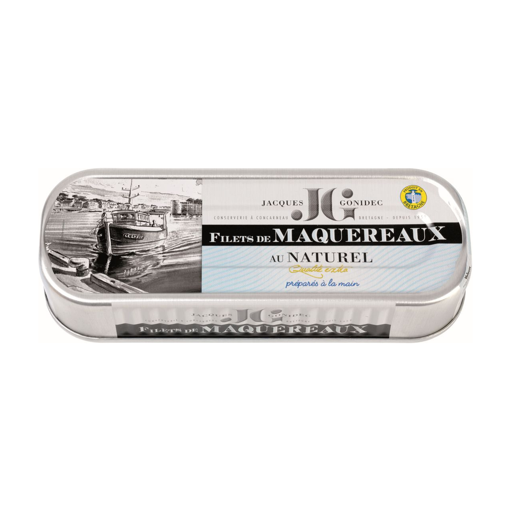 169g - Filets de Maquereaux au naturel bio - Gonidec