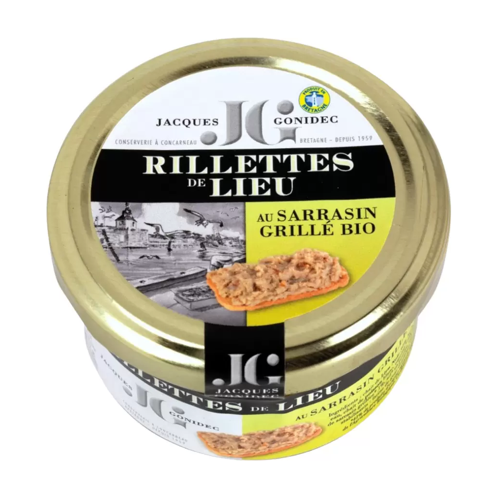 [GD-JGRILISB] 90g - Rillettes de lieu au sarrasin bio - Gonidec
