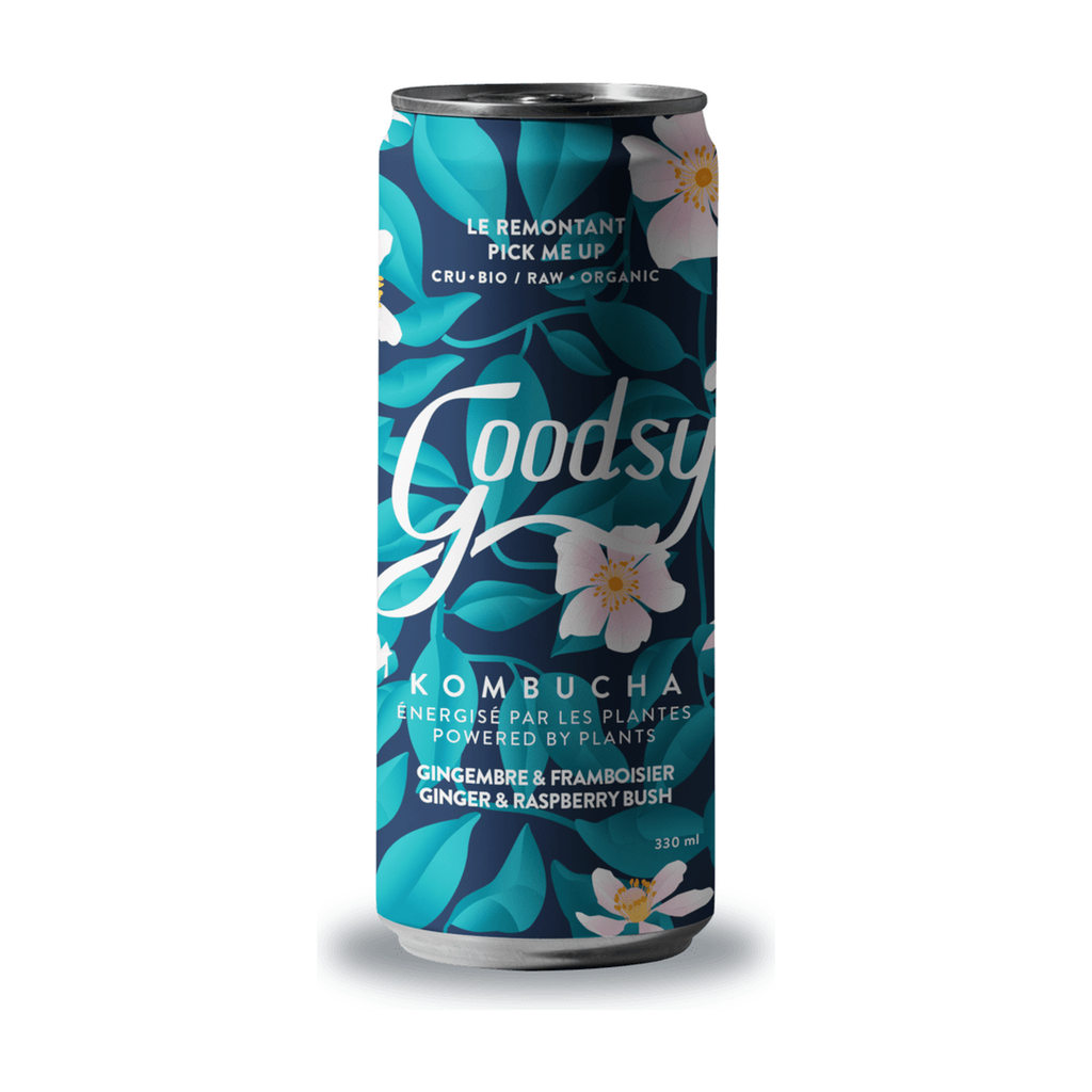 33cl - Kombucha Le Remontant (gingembre et framboisier) bio - Goodsy Kombuchas