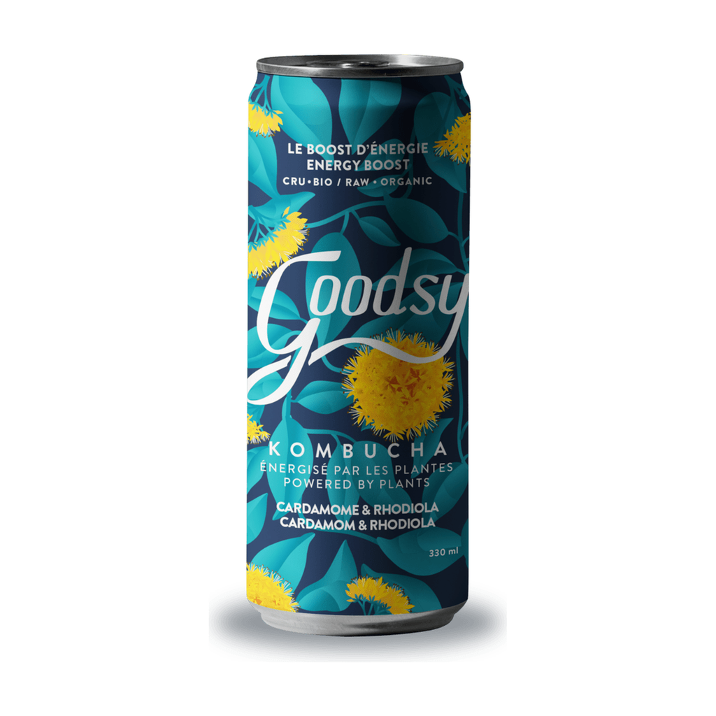 33cl - Kombucha Le Boost d'énergie (cardamone et rhodiala) bio - Goodsy Kombuchas