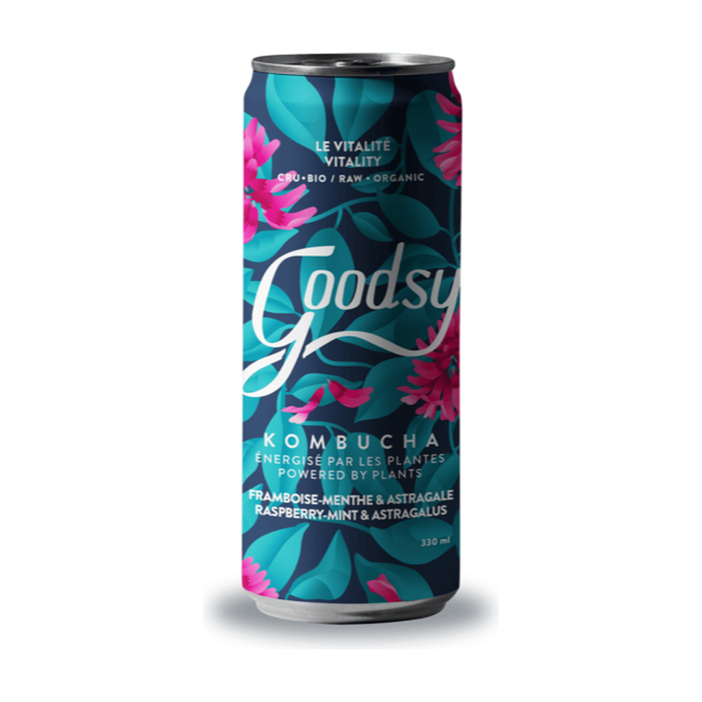 33cl - Kombucha Le Vitalité (framboise et menthe astragale) bio - Goodsy Kombuchas