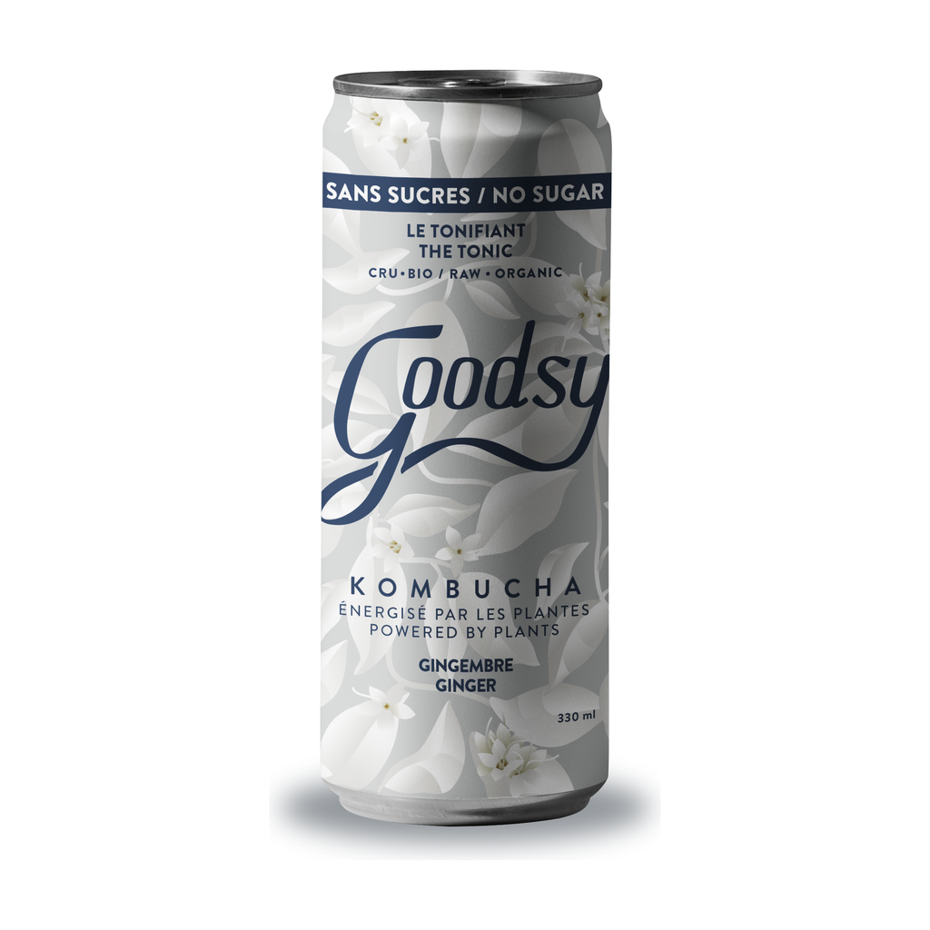 33cl - Kombucha Le Tonifiant (gingembre sans sucre) bio - Goodsy Kombuchas