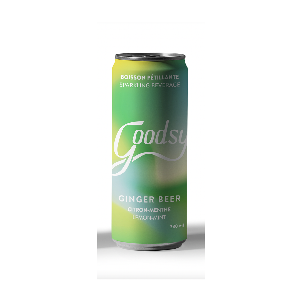 33cl - Ginger beer Citron vert et Menthe (conservation au frais) bio - Goodsy Kombuchas