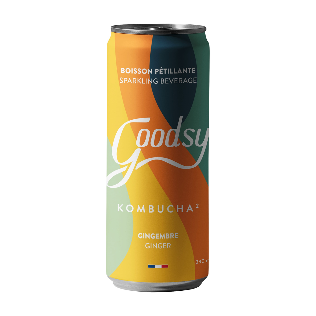 33cl - Kombucha Gingembre bio (ambiant) - Goodsy Kombuchas