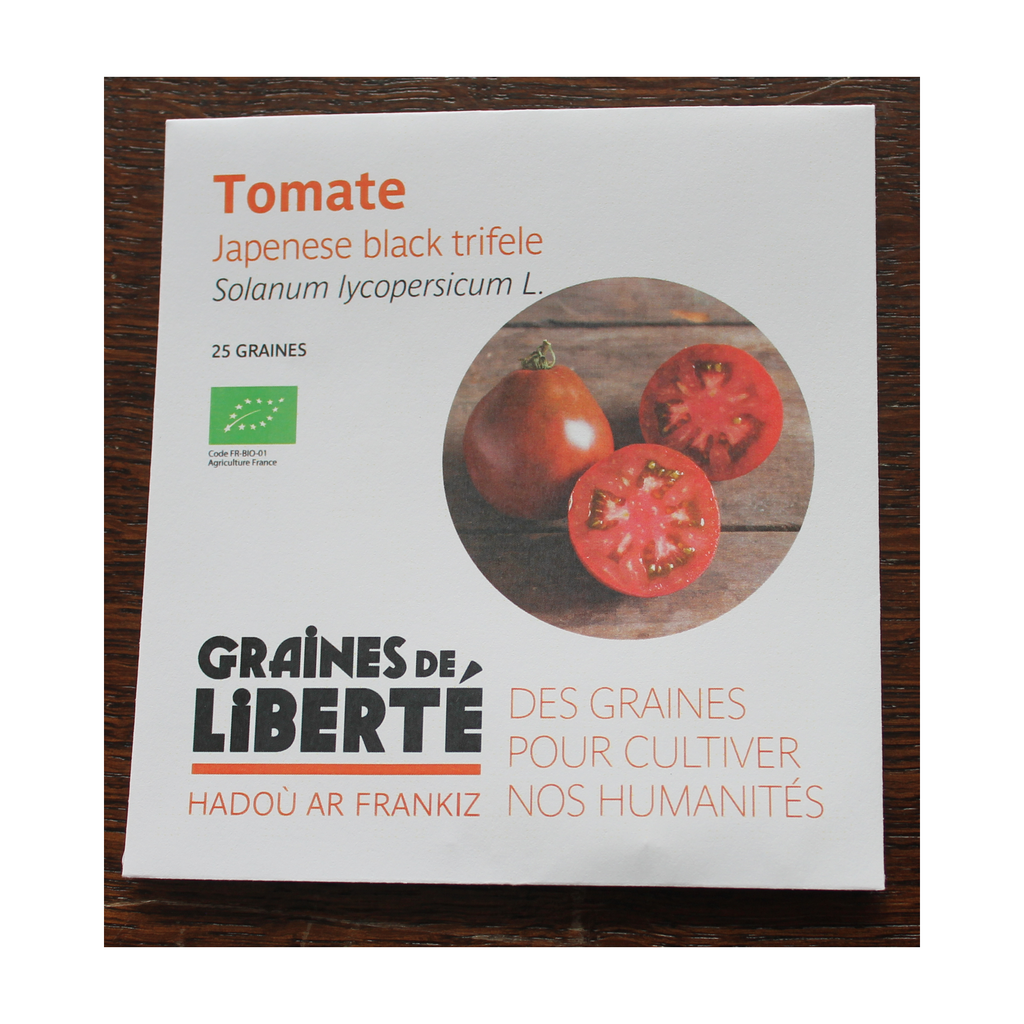 Semences Tomate Japonese Black Trifele bio - Graînes de liberté