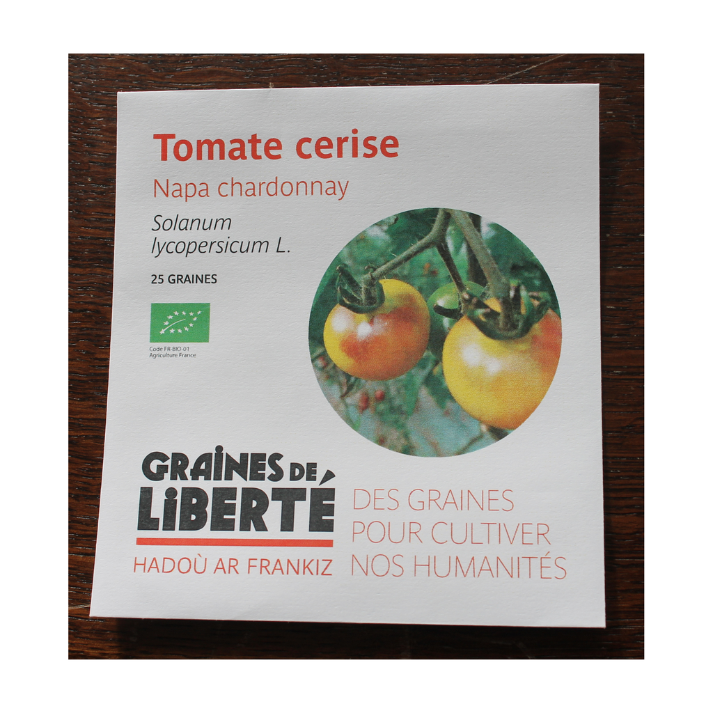 Semences Tomate cerise Napa Chardonay bio - Graînes de liberté