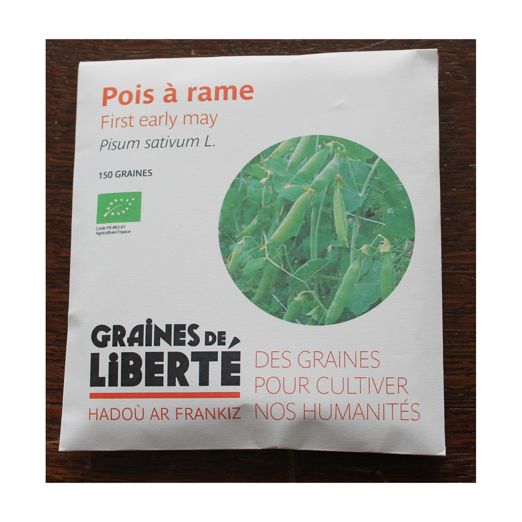 Semences Pois à rame Firs early may bio - Graînes de liberté