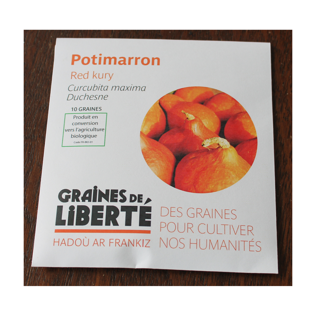 [GL-PTMREDK] Semences Potimarron Red kury bio - Graînes de liberté