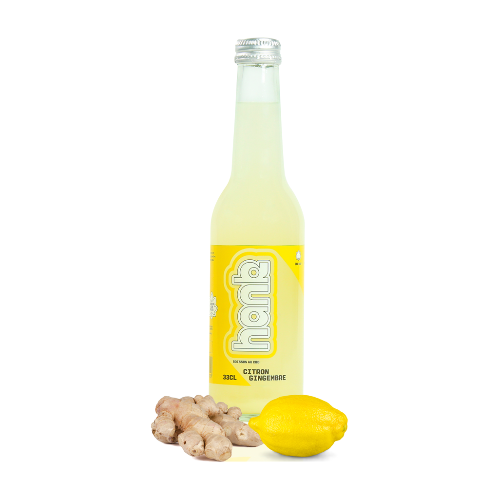 33cl - Boisson au chanvre Citron Gingembre (non bio, réemploi) - Hank