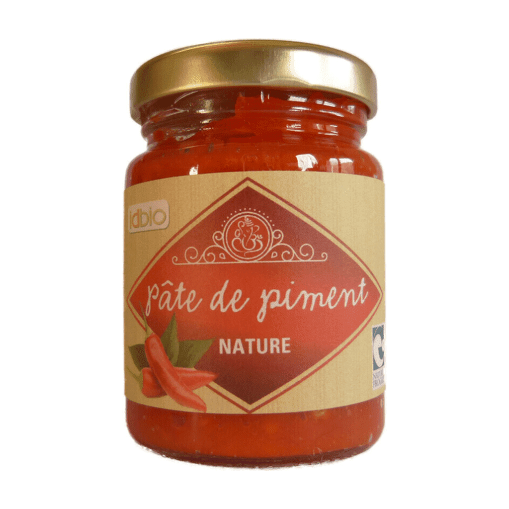 [ID-PPNA90] 90g - Pâte piment nature bio - Hindivali