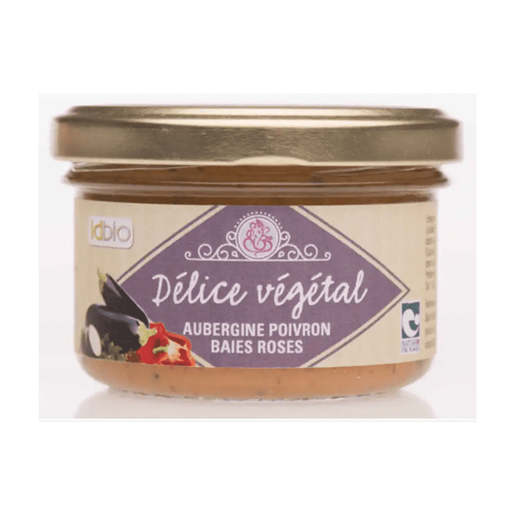 [ID-DVAU100] 100g - Délice Végétal Aubergine-Poivron bio - Hindivali
