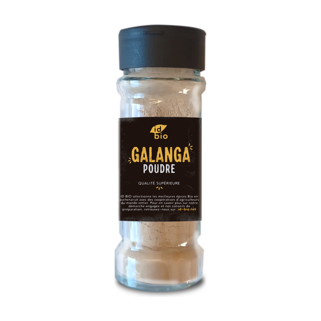 [ID-GALA40] 40g - Galanga poudre bio (consigné) - ID Bio