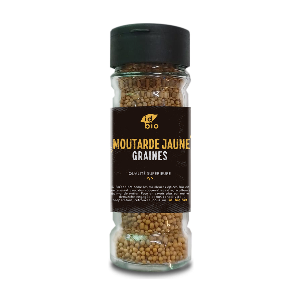 [ID-MJAG60] 60g - Moutarde jaune en graîne bio (consigné) - ID Bio