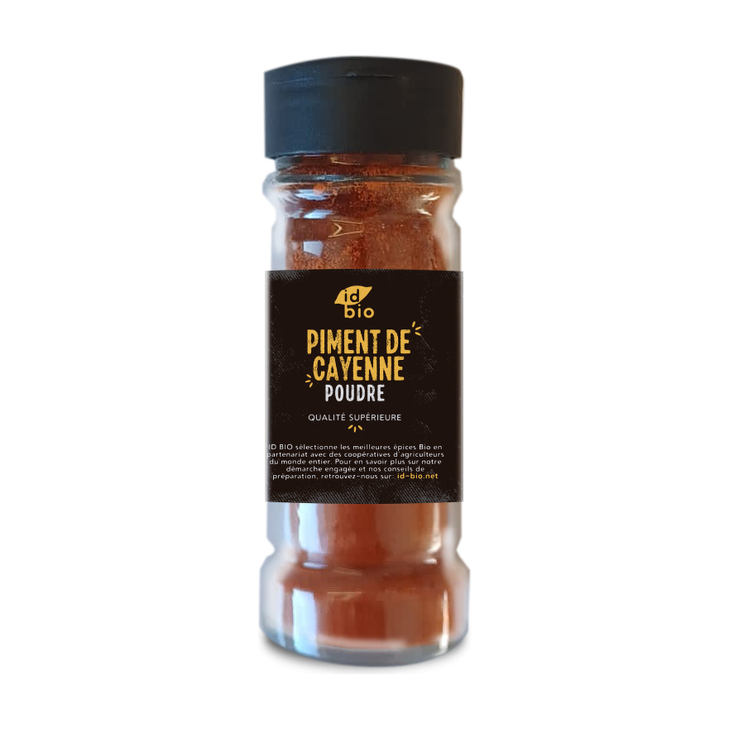 [ID-PCAP40] 40g - Piment de Cayenne en poudre bio (consigné) - ID Bio